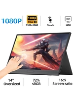 (APP/moedas) Monitor Portátil com Touch Screen ZSUS 14", IPS, FHD 