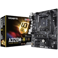 Placa-Mãe Gigabyte GA-A320M-H, AMD AM4, mATX, DDR4, (rev. 1.2)