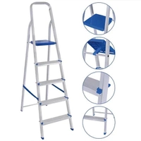 Escada Alumínio 5104 Mor 5 Degraus Reforçada Tesoura