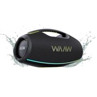 WAAW by ALOK Caixa de Som HYPERBOOM 1000 Bluetooth, À Prova D'Água, Até 12h de Autonomia, Tecnologia TWS, 180W RMS