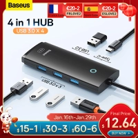 HUB com 4 Portas USB 3.0 BASEUS