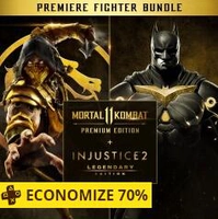 [PSN] Mortal Kombat 11 EP + Injustice 2 EL - Premier Fighter - R$149,96
