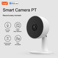 [Com taxa] Câmera de segurança inteligente 2MP HD Tuya Smart 1080p Wi-Fi com rastreamento de movimento