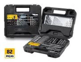 Kit De Brocas E Bits Multilaser Jogo Com 82 Peças Ho211