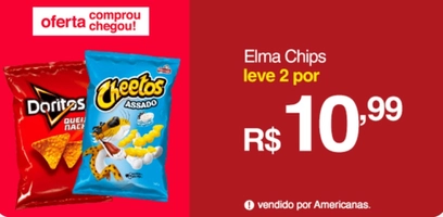 2 Salgadinhos Elma Chips