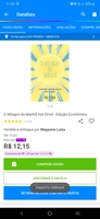 (Clube da Lu) - Livro O Milagre da Manhã | R$12