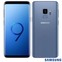 Samsung Galaxy S9 Azul, com Tela de 5,8”, 4G, 128 GB e Câmera de 12 MP