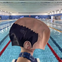 Touca de natação para sentir-se calvo