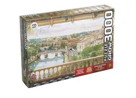 Puzzle Varanda em Roma 3941 Grow - 3000 peças | R$105