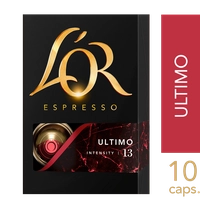 Cápsulas Café L'OR Ultimo 10 Un + brindes