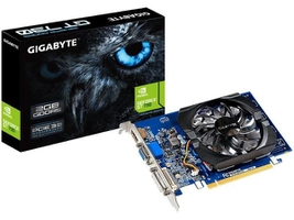 (App+C. Ouro) Placa de Vídeo Gigabyte GeForce GT 730 2GB | R$406