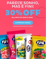 [AME R$10] 30% de desconto em Fini de 450g e 500g