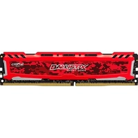 Memória Crucial Ballistix Sport LT 8GB 2666Mhz DDR4 CL16 Red  - R$320