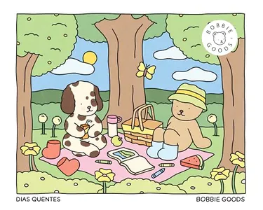 Dias quentes (Spring Summer) – Livro de colorir oficial Bobbie Goods
