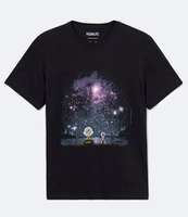Camiseta com estampa Snoopy - Preta R$20