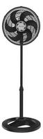 Ventilador de Coluna Oscilante 30cm 6 Pás Preto
