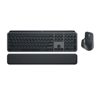 Combo Teclado e Mouse Sem Fio MX Keys S com Apoio para as Mãos - Grafite Edição especial Thiago Finch