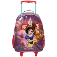 Mochila Infantil com Rodinhas Princesas 16 Xeryus