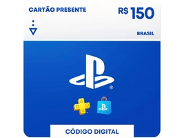 Cartão Presente Gift Card PlayStation R$ 150 - PS4 & PS5