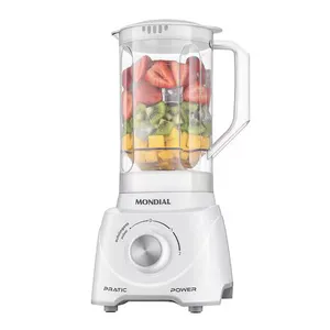 Liquidificador Mondial L97W 2 Velocidades + Pulsar 550W - Branco - 220V