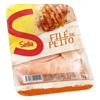 Filé de Peito de Frango Congelado SADIA Bandeja 1kg | R$9