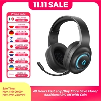 [Com cashback R$  R$196] Headset V200 Gamer Bluetooth 6.0 com Microfone