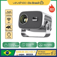 [Envio BR] Projetor Vevshao A12 Android 11.0 wifi 6 1080p 4k 