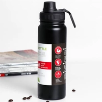 Garrafa Térmica 800ml Inox com Infusor e Alça