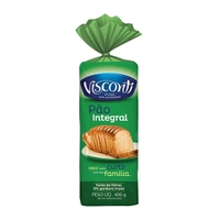 Pão De Forma Integral Visconti 400g - 8 Unidades | R$63
