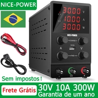 [Do brasil] Fonte de Bancada 30V 10A Ajustável NICE-POWER