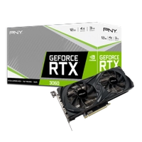 Placa de Vídeo PNY GeForce RTX 3060 Uprising Dual, 12GB, GDDR6, 192bit, VCG306012DFMPB