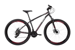 Caloi Bicicleta Vulcan, Aro 29, Tamanho 17, Câmbio Shimano 21 Velocidades, Cinza