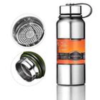 Garrafa Térmica Squeeze Academia Quente Frio Inox 1.1 Litros Top