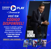 3 Meses de Acesso ao Paramount+ comprando no App Casas Bahia