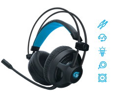 Headset Gamer Fortrek PRO H2 Preto, 64390