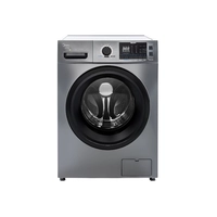 Lava e Seca Midea Lse10x1 Grafite Metálico 10,2kg Storm Wash Inverter Tambor 4d Porta Preta 110v