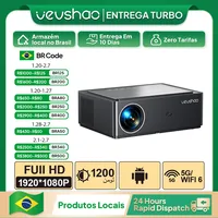 [Do Brasil/Moedas] Projetor Vevshao A25 FHD Nativo 1.100 ANSI Lumens, Android, Wifi6