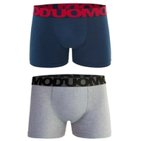 Kit Cueca D'uomo Boxer Infantil 2 Peças - Mescla/Marinho