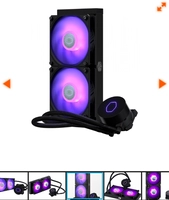 Water Cooler Cooler Master Masterliquid ML240L V2, RGB 240mm, Intel-AMD, MLW-D24M-A18PC-R2