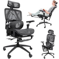 Cadeira Ergonômica Reclinável com Apoios Ajustáveis