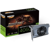 GeForce RTX 4060 INNO3D NVIDIA COMPACT, 8GB, GDDR6, DLSS3, Ray Tracing