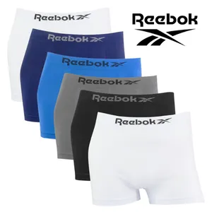Kit 6 Cuecas Boxer Reebok Microfibra