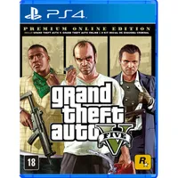 [Cartão]Game - Grand Theft Auto V Premium Online Edition - PS4