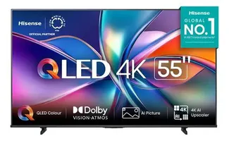 Smart TV 55 4K QLED HDR10 Dolby Atmos Hisense