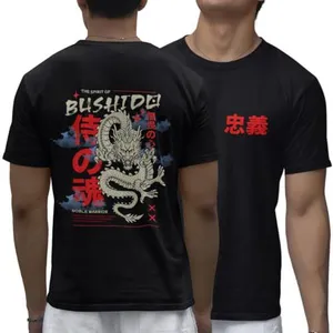 Camiseta Masculina GuGi Dragão Chines Algodão