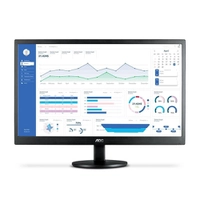 [AME R$ 640] Monitor aoc LED 21.5 full HD 60Hz 5ms vga hdmi tn Anti-Reflexo Preto E2270SWHEN