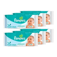 [Kangoolu] 384 Lencinhos Umedecidos Pampers - por R$30