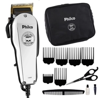 [AME R$ 70 SC R$  48] Máquina de Cortar Cabelo Philco PCR05S - Prata