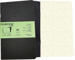 Bloco sem pauta Filibook 30FLS - Filiperson preto
