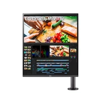 [Prime Ninja] - Monitor LG Ergo DualUp 28 SDQHD, 60Hz, Nano IPS, HDMI e USB-C, HDR 10, Ajuste de Altura, Som Integrado, VESA, PBP  - 28MQ780